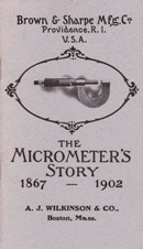 The Micrometer's Story: 1867-1902, booklet