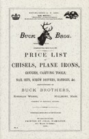 Buck Brothers catalog, 1890