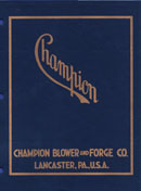 Champion Blower and Forge Company catalog, 1935
