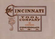 Cincinnati Tool Company catalog, 1923