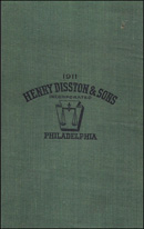 Henry Disston & Sons catalog, 1911
