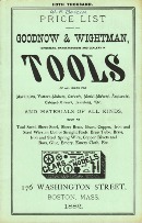 Goodnow and Wightman catalog, 1882