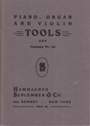 Hammacher, Schlemmer and Company musical tools catalog, ca. 1890
