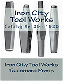 Iron City Tool Works catalog, 1920, hammerhead cover