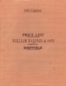 William Marples and Sons, 1909 catalog