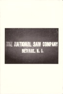 National Saw Company catalog, ca. 1895