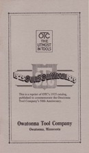 Owatonna Tool Company catalog, 1925