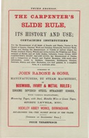 John Rabone & Son slide rule book, 1880