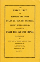 Stanley Rule and Level Company broadside, ca. 1865