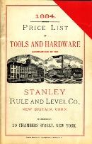 Stanley Rule and Level Company catalog, 1884