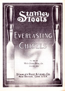Stanley Everlasting Chisels, pamphlet, 1910