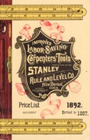 abridged Stanley Rule and Level Company catalog, 1892