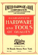 United Hardware and Tool Corporation catalog, 1925