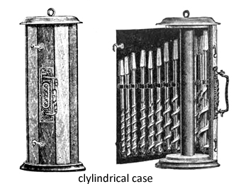Hitch's cylindrical case