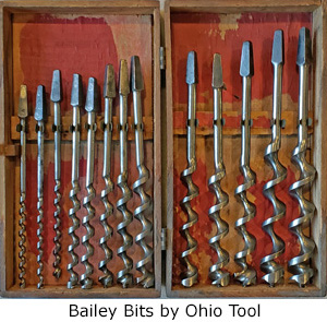 boxed-set, Bailey bits by Ohio Tool Company