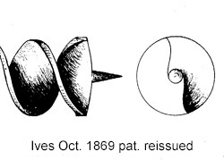 Ives October 1869 bit patent
