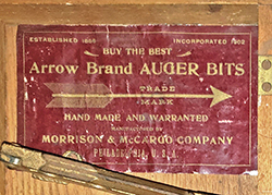 Morrison & McCargo box label