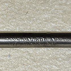 Connecticut Valley Hardware Company bit stamp