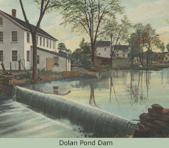 the Dolan Pond dam