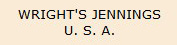 text of Wright's Jennings U.S.A. stamp