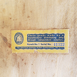 American Institute of Fair Competiton label