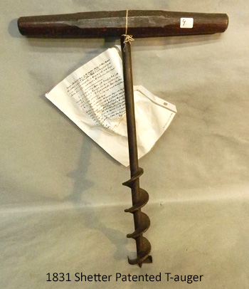 Shetter 1831 patented T-auger