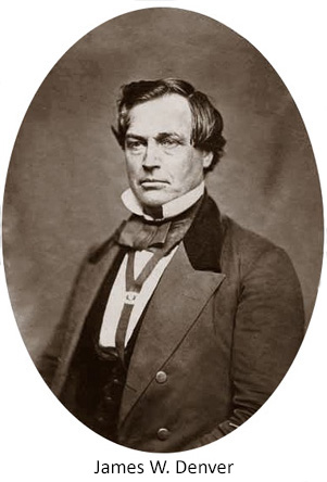 James W. Denver, ca. 1856