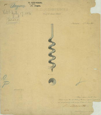 drawing of 1816 patent