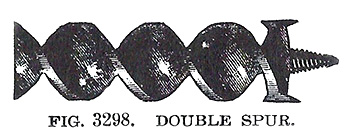 double-spur auger