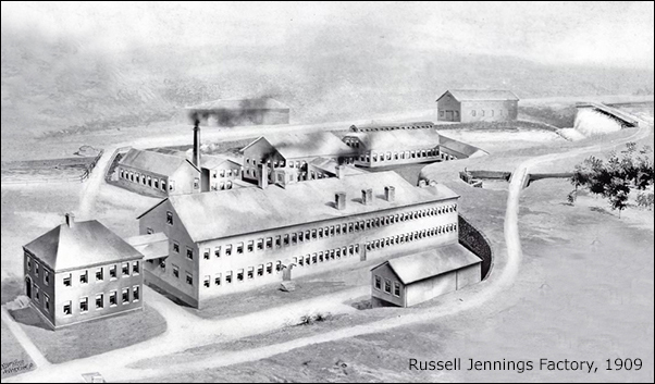 Russell Jennings factory, 1909