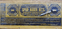 early 20th century black box label
