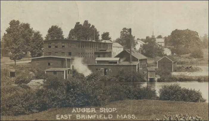 Snell's East Brimfield factory, ca. 1907