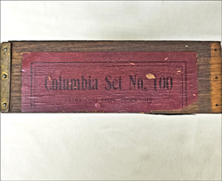 top of a Bartlett box branded with Columbia label