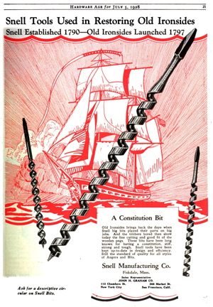 a Snell Old Ironsides promotion