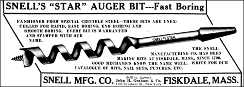 Snell Star auger bit