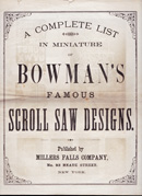 Bowman's scroll saw designs, catalog