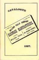 Millers Falls Company 1887 catalog, reprint