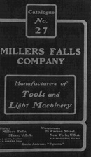 Millers Falls catalog no. 27