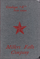 Millers Falls Company catalogue E