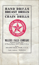 Millers Falls drill booklet