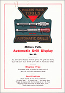 Millers Falls automatic drill display circular