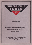 Millers Falls Company catalog No. 40, small format