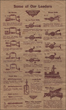 Millers Falls Company advertising broadside, ca. 1929