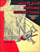 Millers Falls Company electric tools catalog, 1930
