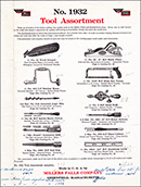 No. 1932 tool assortment circular