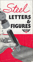 Millers Falls Company steel letters and figures brochure