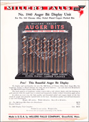 No. 1940 auger bit display circular