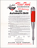 Nos. 100 automatic drill circular