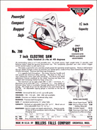 no. 700 electric saw circular