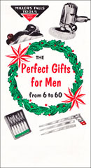 Millers Falls Company Perfect gifts for men from 6 to 60 promotion